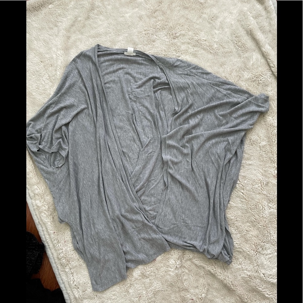 H&M - Overscale Sleeve Grey Cardigan - M/L